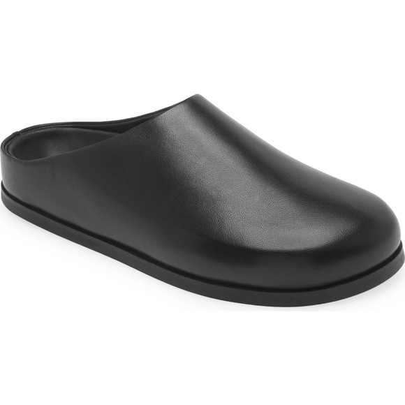 MANSUR GAVRIEL Everyday Mules in Black Lambskin Leather Size 37 / US 7 - NWOB - Picture 2 of 5